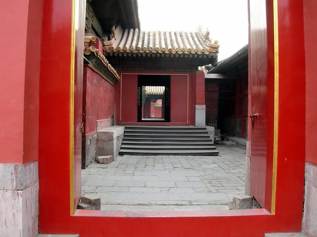 Één van de vele gangetjes in de Verboden Stad