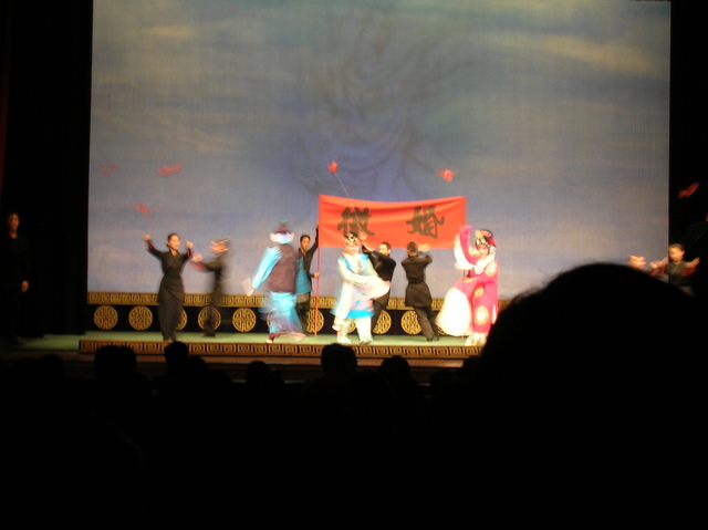 Onscherpe foto tijdens de Opera