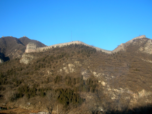 toch nog een glimp van de Chinese Muur onderweg