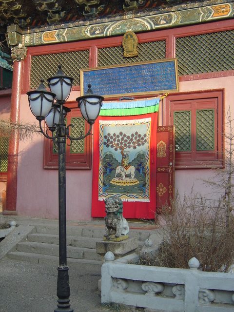 Een vertrek van de monnikken